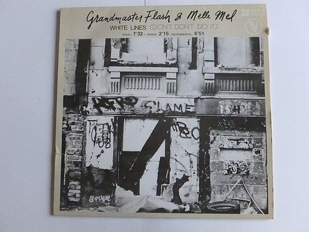 Grandmaster Flash &amp; Melle Mel - white lines (Maxi single)