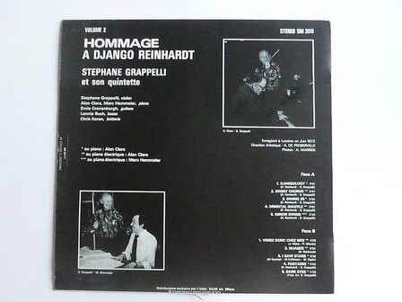 Stephane Grappelli - Hommage a Django Reinhardt (LP)