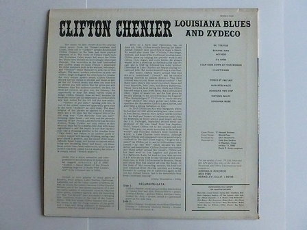 Clifton Chenier - Louisiana blues and Zydeco (LP)