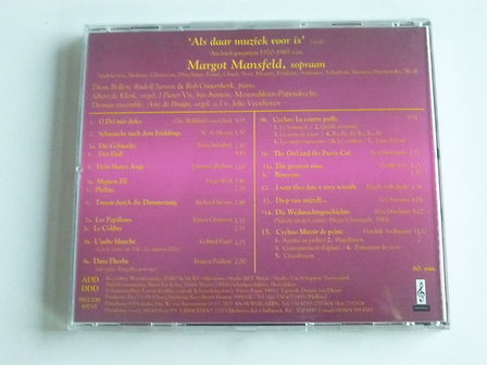 Margot Mansfeld - Als daar muziek voor is