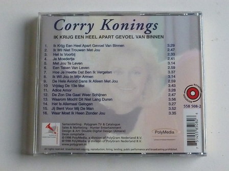 Corry Konings - Ik krijg een heel apart gevoel van binnen