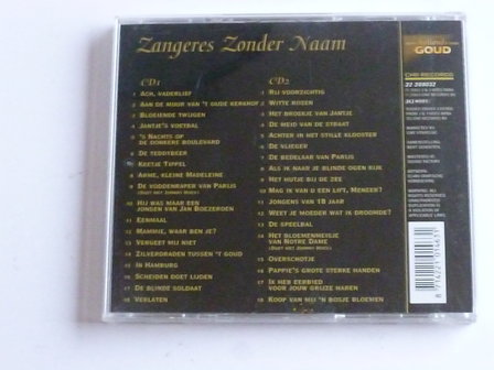 Zangeres zonder Naam - Hollands Goud (2 CD)