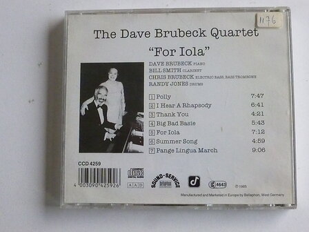 The Dave Brubeck Quartet - For Iola