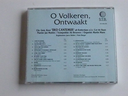 O Volkeren, Ontwaakt - Deo Cantemus , Martin Mans