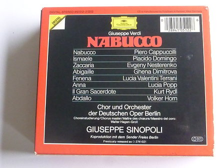 Verdi - Nabucco / Giuseppe Sinopoli (2 CD)