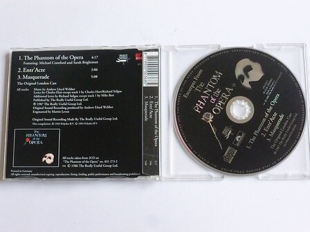 The Phantom of the Opera (CD Single)