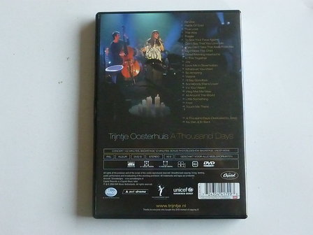 Trijntje Oosterhuis - A thousand days (DVD)