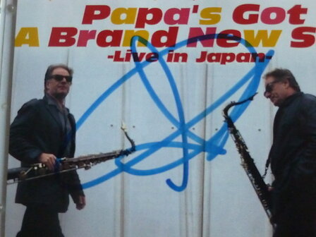 Dulfer - Papa&#039;s got a brand new sax / Live (gesigneerd)