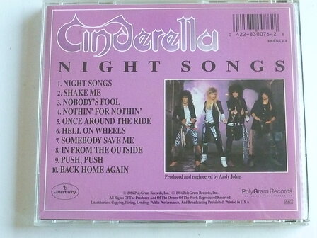 Cinderella - Night Songs