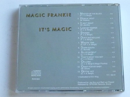 Magic Frankie - It&#039;s Magic (gesigneerd)