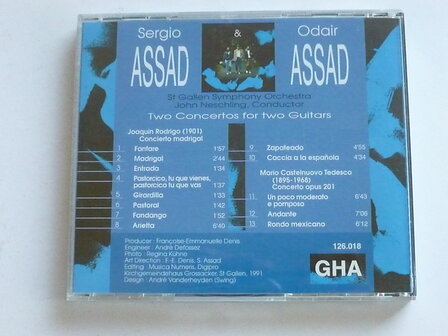 Sergio &amp; Odair Assad - Two Concertos for Two Guitars (gesigneerd)