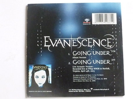 Evanescence - Going Under (CD Single)