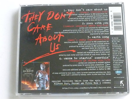 Michael Jackson - They don&#039;t care about us (CD Single)