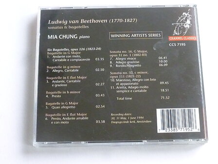 Beethoven - Sonatas &amp; bagatelles / Mia Chung