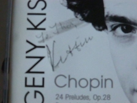 Evgeny Kissin - Chopin 24 preludes (gesigneerd)