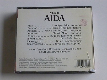 Verdi - Aida / Price, Domingo, Erich Leinsdorf (2 CD)