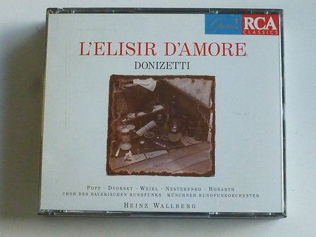 Donizetti - L&#039; Elisir D&#039; Amore / Lucia Popp, Wallberg (2 CD)