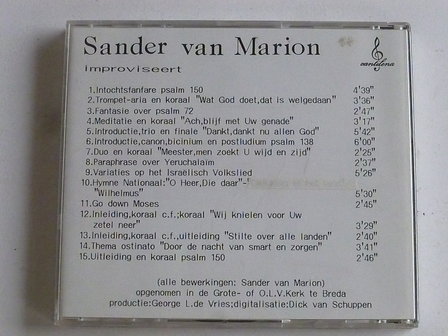 Sander van Marion - Improviseert / Grote Kerk, Breda