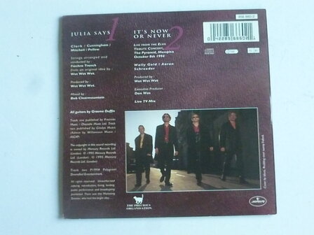 Wet Wet Wet - Julia says (CD Single)