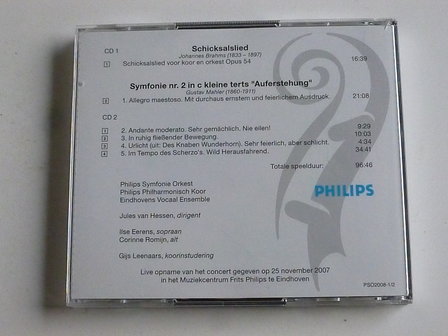 Mahler - Symfonie nr. 2 / Jules van Hessen (2 CD)