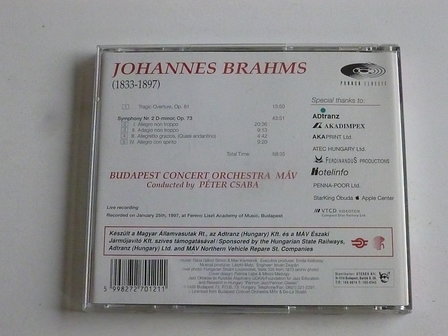 Johannes Brahms - Symph. 2 / Peter Csaba