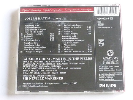 Haydn - Symphony 6,7 &amp; 8 / Sir Neville Marriner