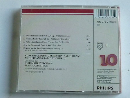 Tchaikovsky 1812 and other Russian Favourites / Concertgeb. orch. / Igor Markevitch