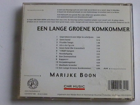 Marijke Boon - Een lange groene komkommer