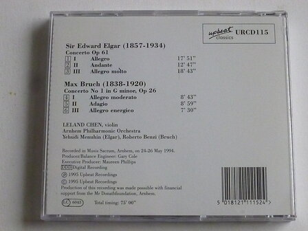 Elgar, Bruch - Violin Concertos / Leland Chen