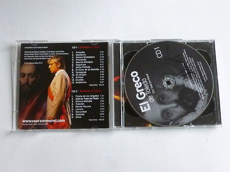 Eric Vaarzon Morel - El Greco de Toledo (2 CD) gesigneerdEric Vaarzon Morel - El Greco de Toledo (2 CD) gesigneerd