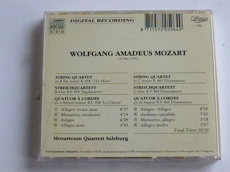 Mozart - Streichquartette / Mozarteum Quartett Salzburg