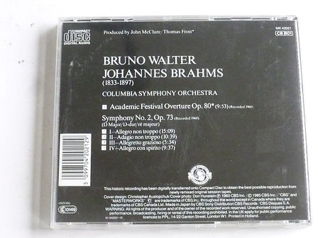 Brahms - Symphony no. 2 / Bruno Walter