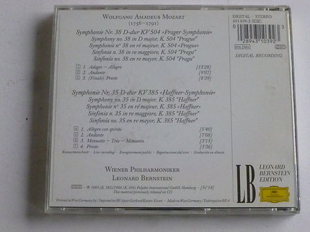 Mozart - Symphonien 35, 38 / Leonard Bernstein