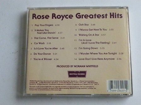 Rose Royce - Greatest Hits