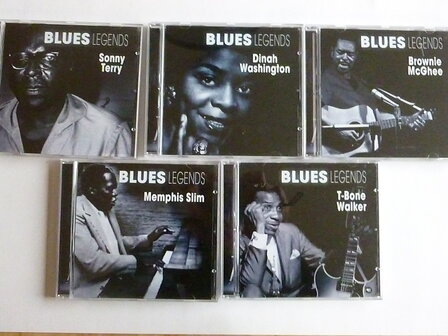 Blues Legends - S. Terry, D. Washington, B. McGhee, T Bone Walker, Memphis Slim (5 CD)