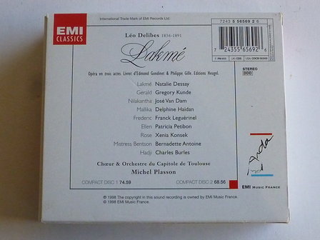 Delibes - Lakm&eacute; / Michel Plasson, Jose van Dam, Natalie Dessay (2 CD)