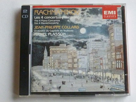 Rachmaninov - The 4 Piano Concertos / Jean-Philippe Collard, Michel Plasson (2 CD)