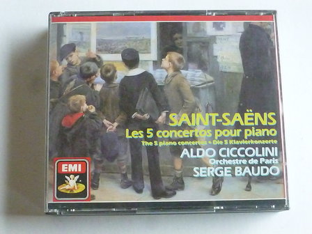 Saint-Sa&euml;ns - Les 5 Concertos pour piano / Aldo Ciccolini, Serge Baudo (2 CD)