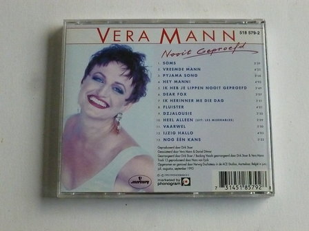 Vera Mann - Nooit Geproefd