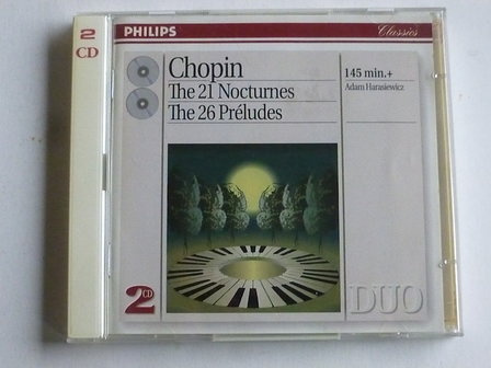 Chopin - The 21 Nocturnes, The 26 Preludes / Adam Harasiewicz (2 CD)