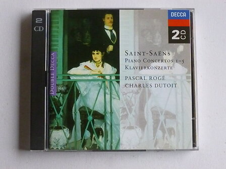 Saint-Saens - Piano concertos 1-5 / Pascal Roge, Dutoit (2 CD)