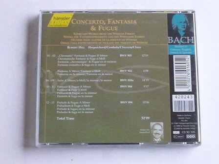 Bach - Concerto, Fantasia &amp; Fugue / Robert Hill