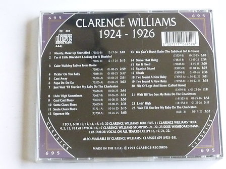 Clarence Williams 1924 - 1926 / Classics