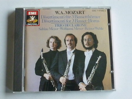 Mozart - Divertimenti f&uuml;r 3 Bassetth&ouml;rner / Trio di Clarone