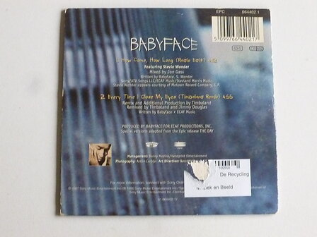 Babyface / Stevie Wonder - How come, how long (CD Single)