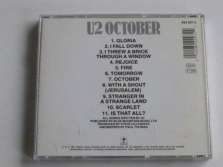 U2 - October (France)