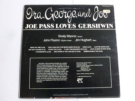 Ira, George, and Joe - Joe Pass loves Gershwin (LP)