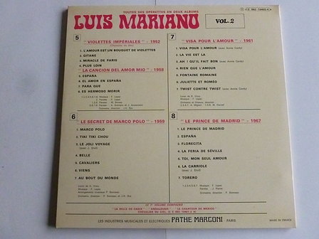 Luis Mariano - Toutes ses Operettes vol.2 (2 LP)