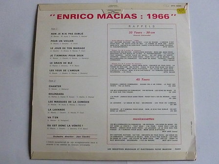 Enrico Macias - 12 nouvelles chansons 1966 (LP)