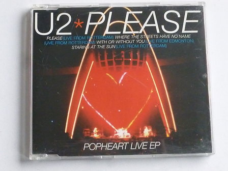 U2 - Please / Popheart Live EP ( CD Single)